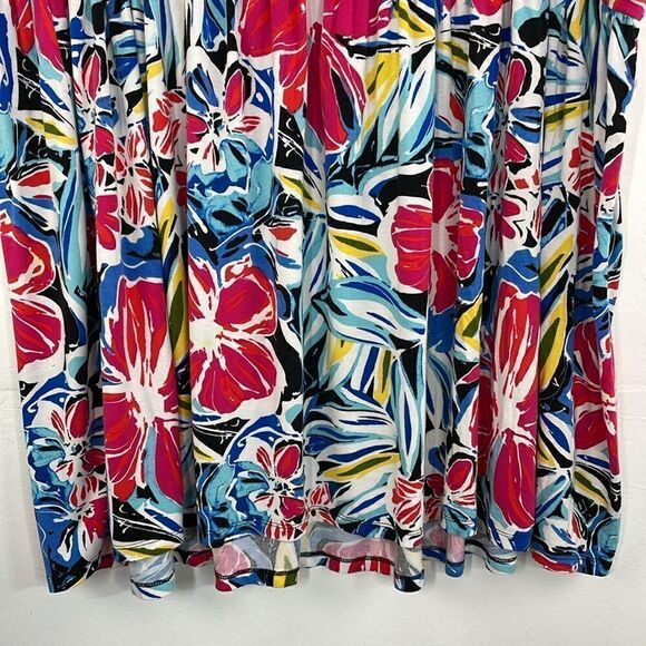 Lane Bryant Floral Print Pull On Mini Skirt size 22/24 plus size - Picture 3 of 8